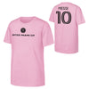 Youth Inter Miami CF Messi Primary Logo T-Shirt - Pink