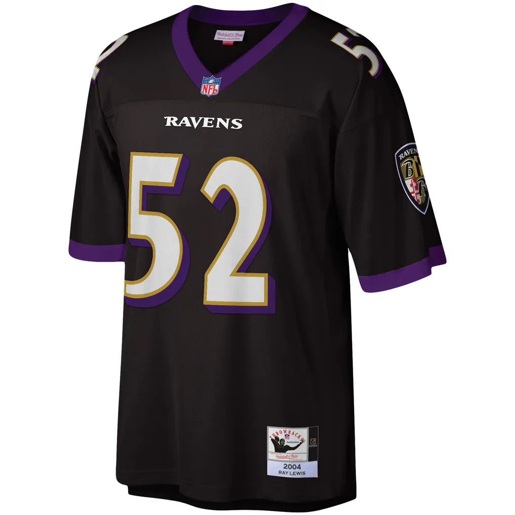 Ray Lewis #52 Baltimore Ravens 1994 Mitchell & Ness Retired Legacy Jersey - Black