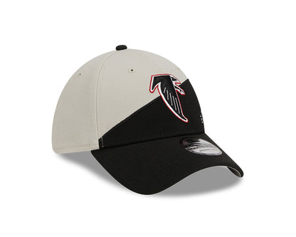 Atlanta Falcons New Era 2023 Historic Sideline 39THIRTY Flex Hat - Cream/Black - Pro League Sports Collectibles Inc.