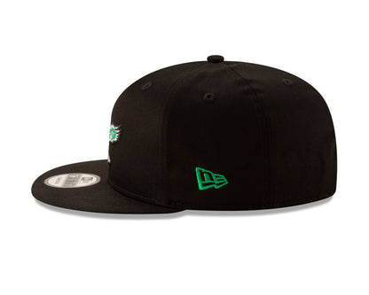 Philadelphia Eagles New Era NFL Retro 9FIFTY Adjustable Snapback Hat - Black