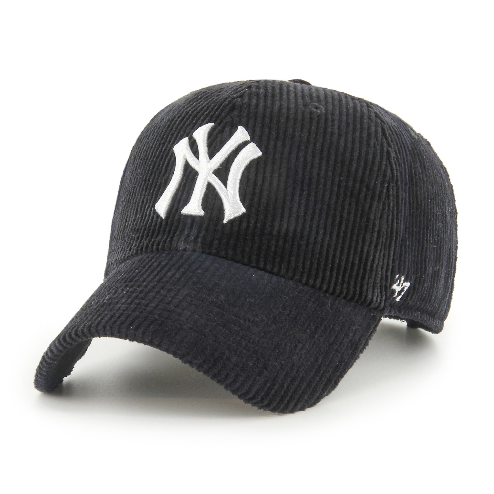 New York Yankees THICK CORD Clean Up 47 Brand Adjustable Hat Black Pro League Sports Collectibles