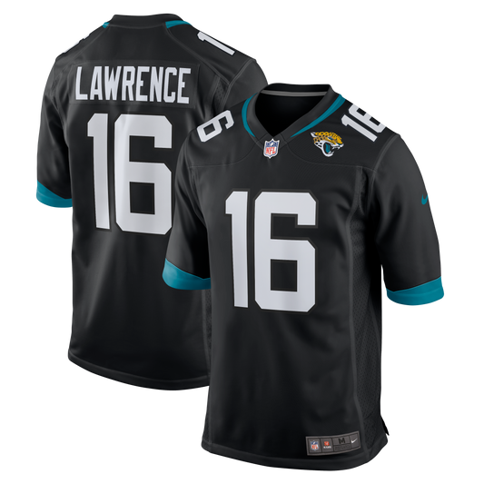 Trevor Lawrence #16 Jacksonville Jaguars Black Nike Game Finished Jersey - Pro League Sports Collectibles Inc.