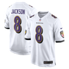 Lamar Jackson White Baltimore Ravens - Nike Game Finished Player Jersey
