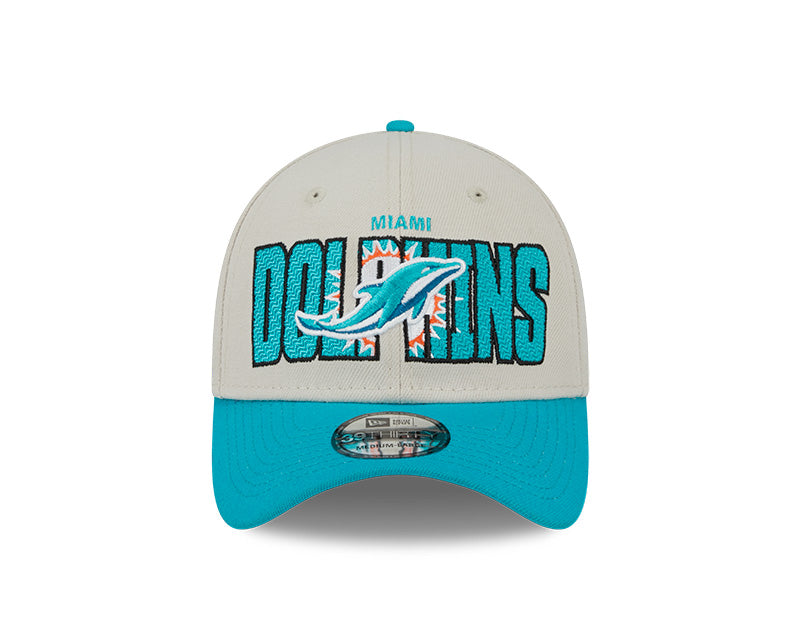 Miami Dolphins New Era 2023 NFL Draft 39THIRTY Flex Hat - Cream - Pro League Sports Collectibles Inc.