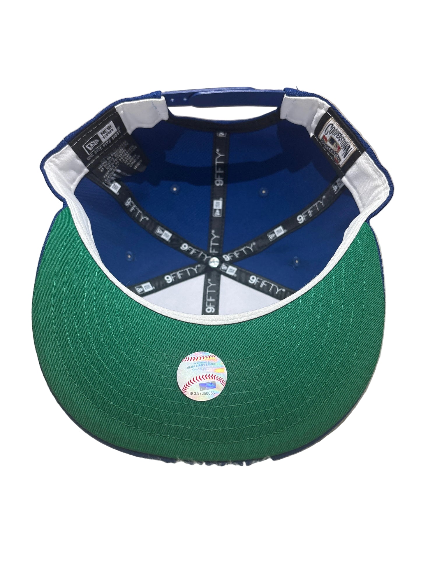 Toronto Blue Jays New Era Cooperstown Collection On-Field 9FIFTY SnapBack Hat - TwoTone Blue