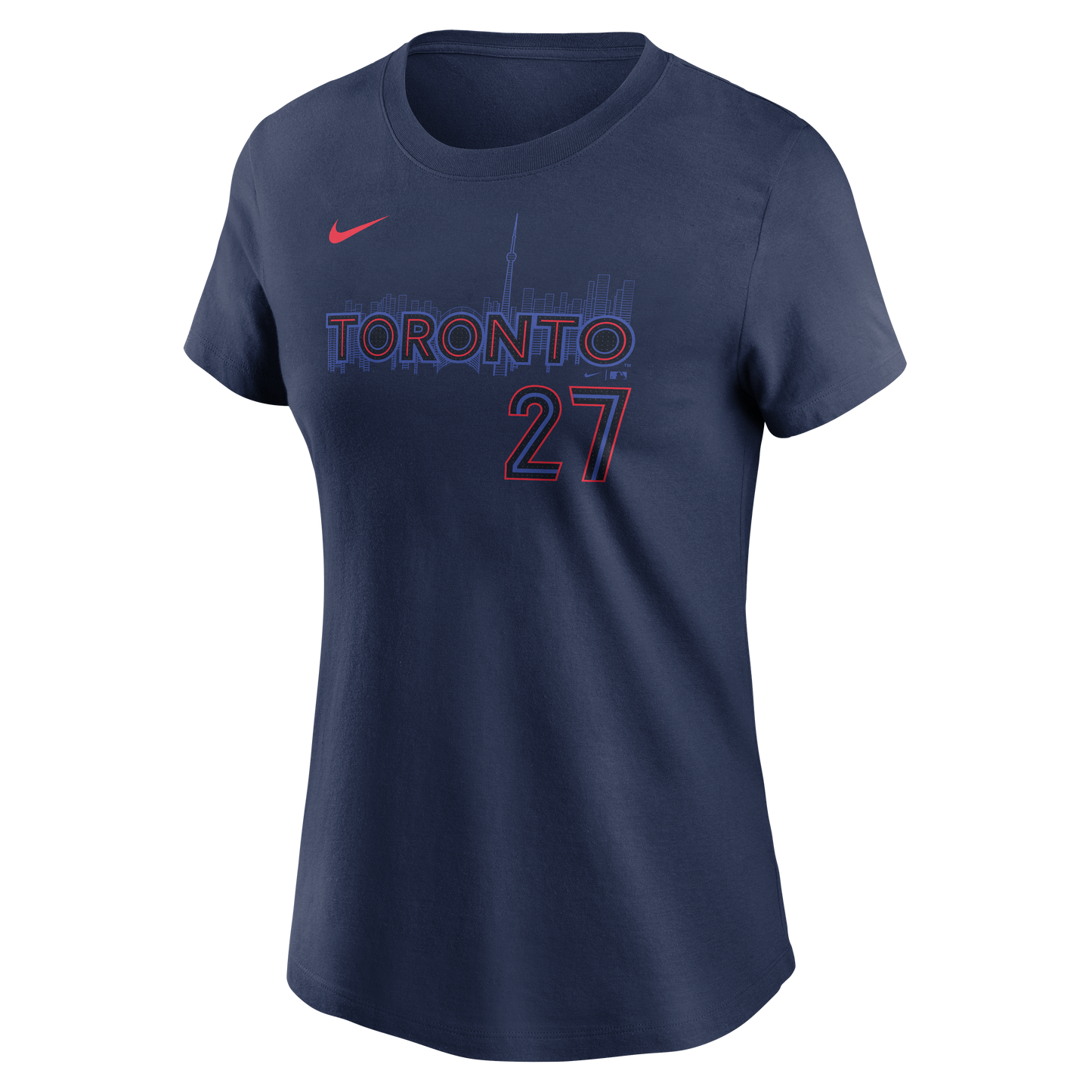 Women's Toronto Blue Jays Vladimir Guerrero Jr. #27 Nike City Connect Name and Number T-Shirt - Pro League Sports Collectibles Inc.