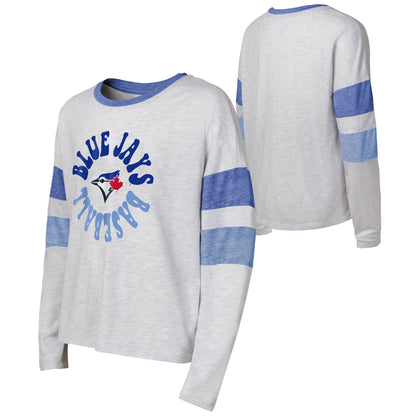 Girls Toronto Blue Jays L/S Head Shirt