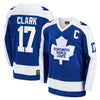 Toronto Maple Leafs Wendel Clark #17 Fanatics Branded Blue Premier Breakaway Retired Player - Jersey - Pro League Sports Collectibles Inc.