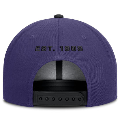 Tampa Bay Rays Cooperstown Nike Pro 2-Tone Snapback Hat - Orchid Black