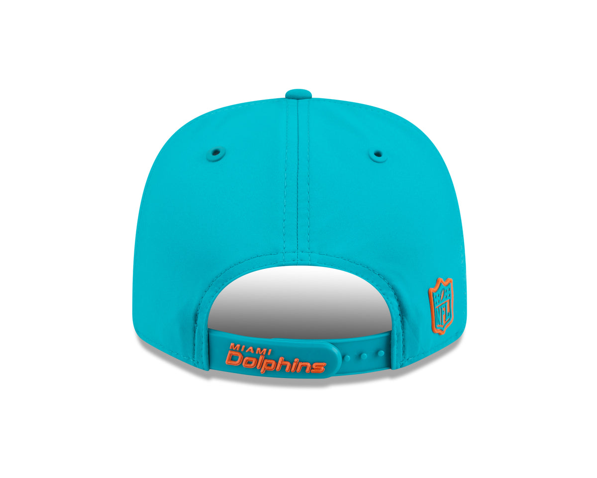 Miami Dolphins New Era 9SEVENTY 2026 Sideline Adjustable Hat - Teal