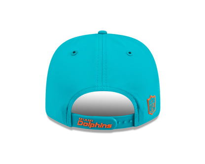 Miami Dolphins New Era 9SEVENTY 2026 Sideline Adjustable Hat - Teal