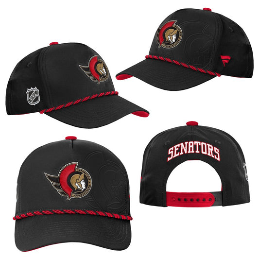 Youth Ottawa Senators Fanatics Authentic Pro Podium Snapback Hat - Black