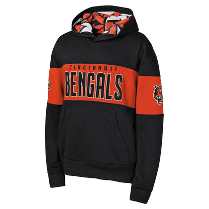 Youth Cincinnati Bengals Red Zone Pullover Sweatshirt