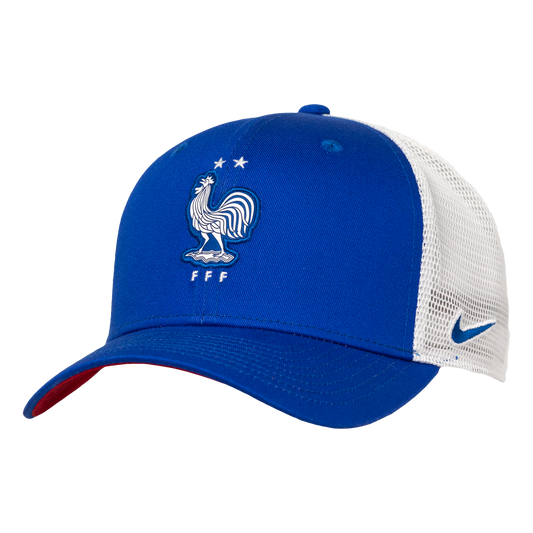 France Soccer 2024 Nike Royal Blue Trucker Cap