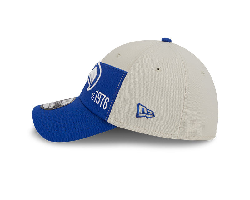 Seattle Seahawks New Era 2023 Historic Sideline 39THIRTY Flex Hat - Cream/Royal - Pro League Sports Collectibles Inc.