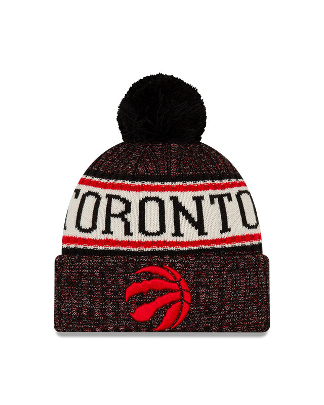 Toronto Raptors New Era Sports Cuff Knit Pom Toque