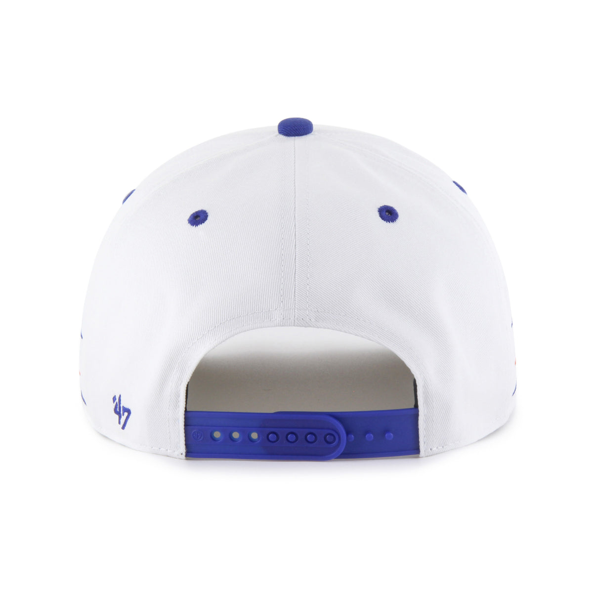 Toronto Blue Jays 47' Brand Diamond Cut Hitch Snapback Hat - White