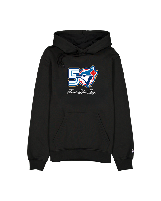 Toronto Blue Jays New Era 50th Season Anniversary Hoodie - Black