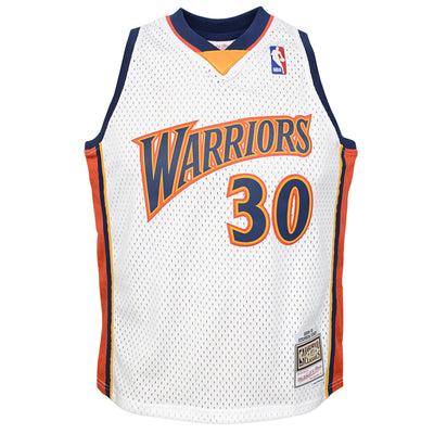 Youth Stephen Curry Golden State Warriors Mitchell & Ness 2009-10 Hardwood Classic Swingman Jersey - White