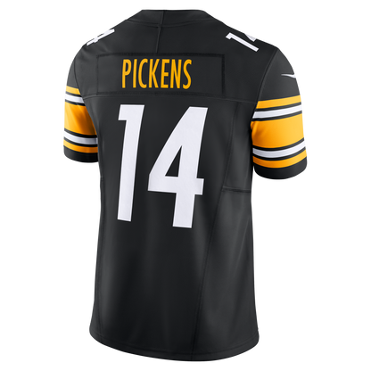 George Pickens #14 Pittsburgh Steelers Nike Vapor F.U.S.E. Limited Jersey - Black