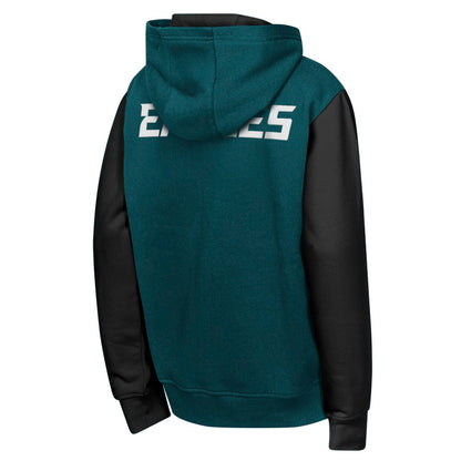 Youth Philadelphia Eagles Stadium 2.0 Full Zip Fleece Hoodie
