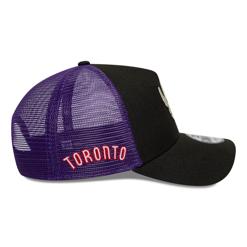 Toronto Raptors Claw New Era 2024/25 Classic Edition 9FORTY Trucker Adjustable Hat - Pro League Sports Collectibles Inc.