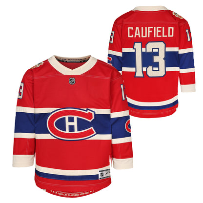 Toddler Montreal Canadiens Cole Caufield #13 Outerstuff 2026 NHL Heritage Classic Jersey - Red