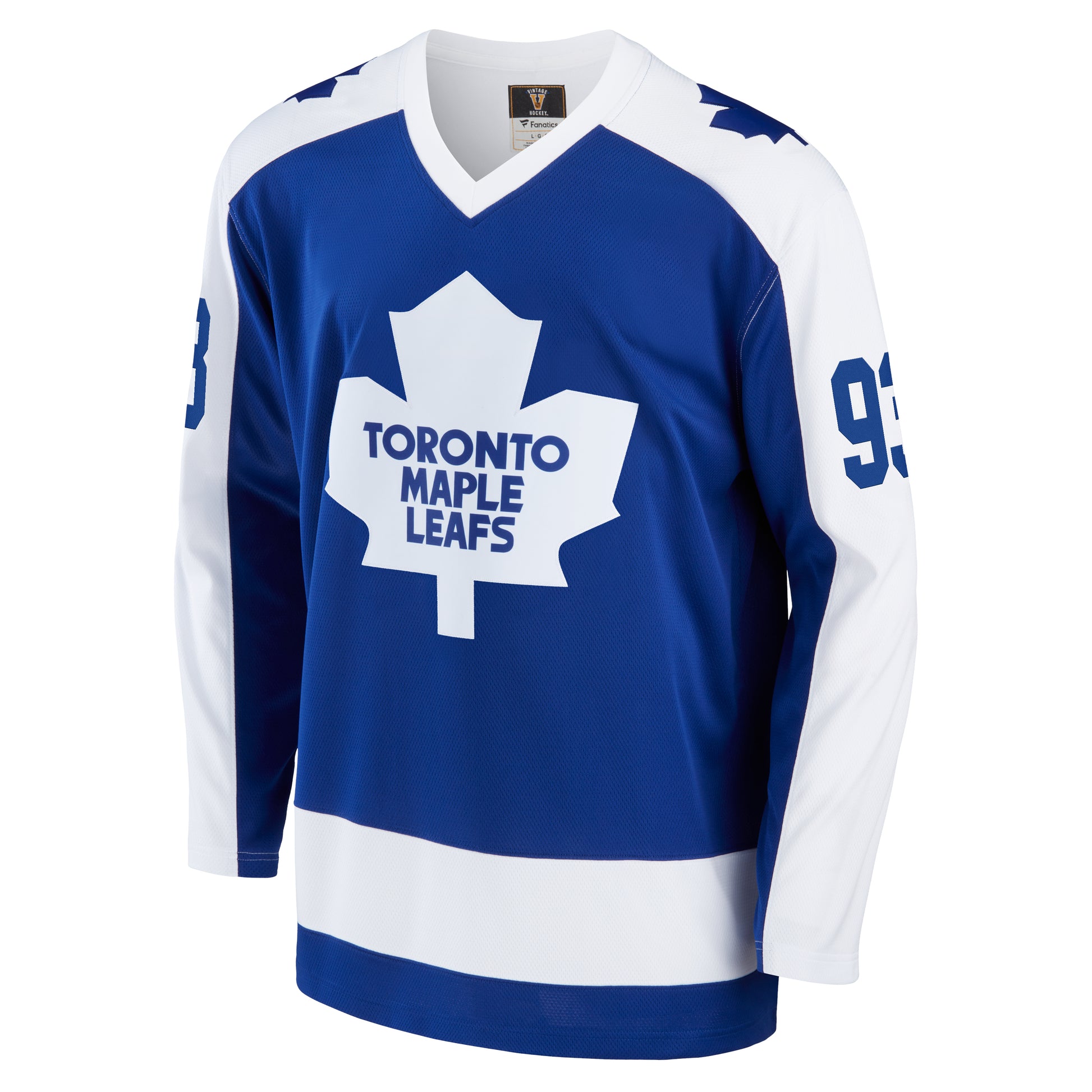 Toronto Maple Leafs Doug Gilmour #93 Fanatics Branded Blue Premier Breakaway Retired Player - Jersey - Pro League Sports Collectibles Inc.