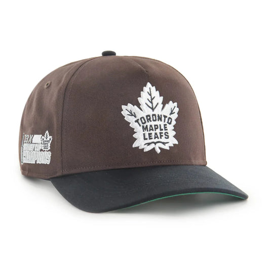 Toronto Maple Leafs '47 Hitch Vintage Brown Adjustable Hat