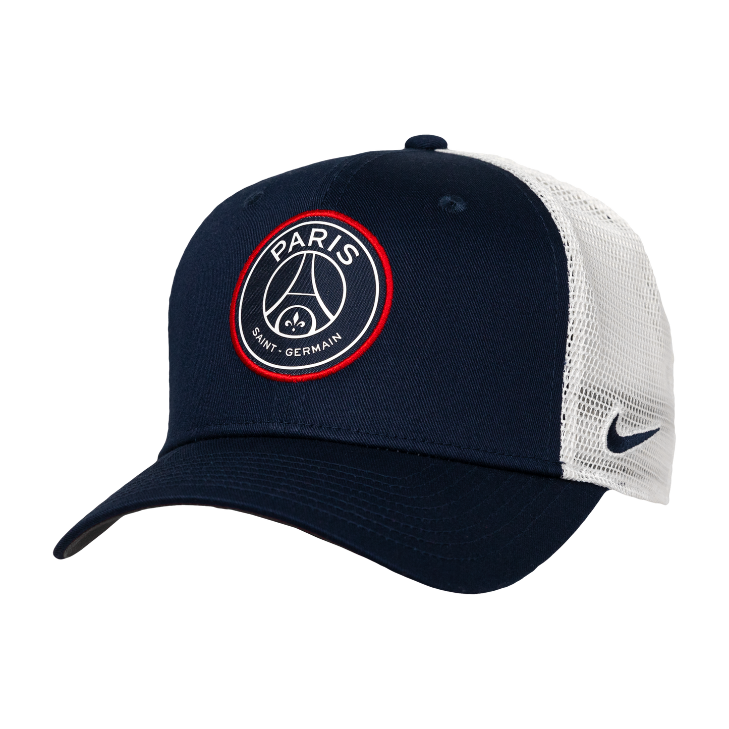 Paris SG FC 2024 Nike Navy Trucker Cap - Pro League Sports Collectibles Inc.