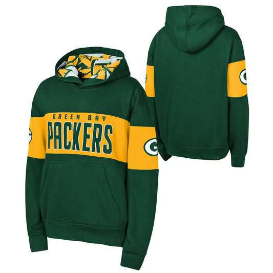 Youth Green Bay Packers Red Zone Pullover Sweatshirt