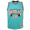 Youth Mike Bibby Vancouver Grizzlies Mitchell & Ness 1998-99 Hardwood Classic Teal Swingman Jersey