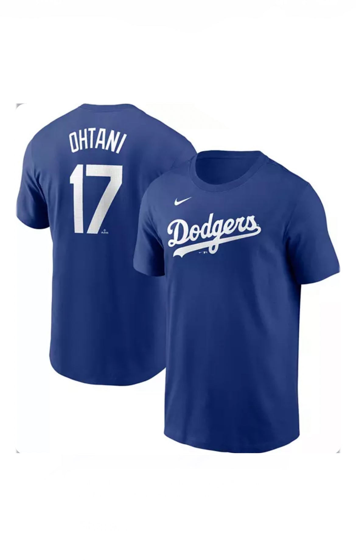 Los Angeles Dodgers Shohei Ohtani #17 Nike Royal Name and Number T-Shirt - Pro League Sports Collectibles Inc.