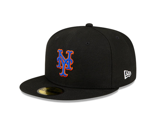 New York Mets 2024 New Era Black Alternate Authentic Collection On-Field 59FIFTY Fitted Hat