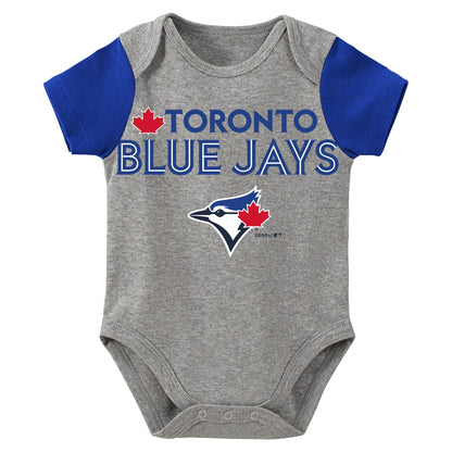 Infant Toronto Blue Jays Player Onesie 3 Piece Set With Bib & Booties - Pro League Sports Collectibles Inc.