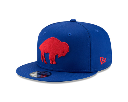 Buffalo Bills New Era NFL Retro 9FIFTY Adjustable Snapback Hat - Red and Blue