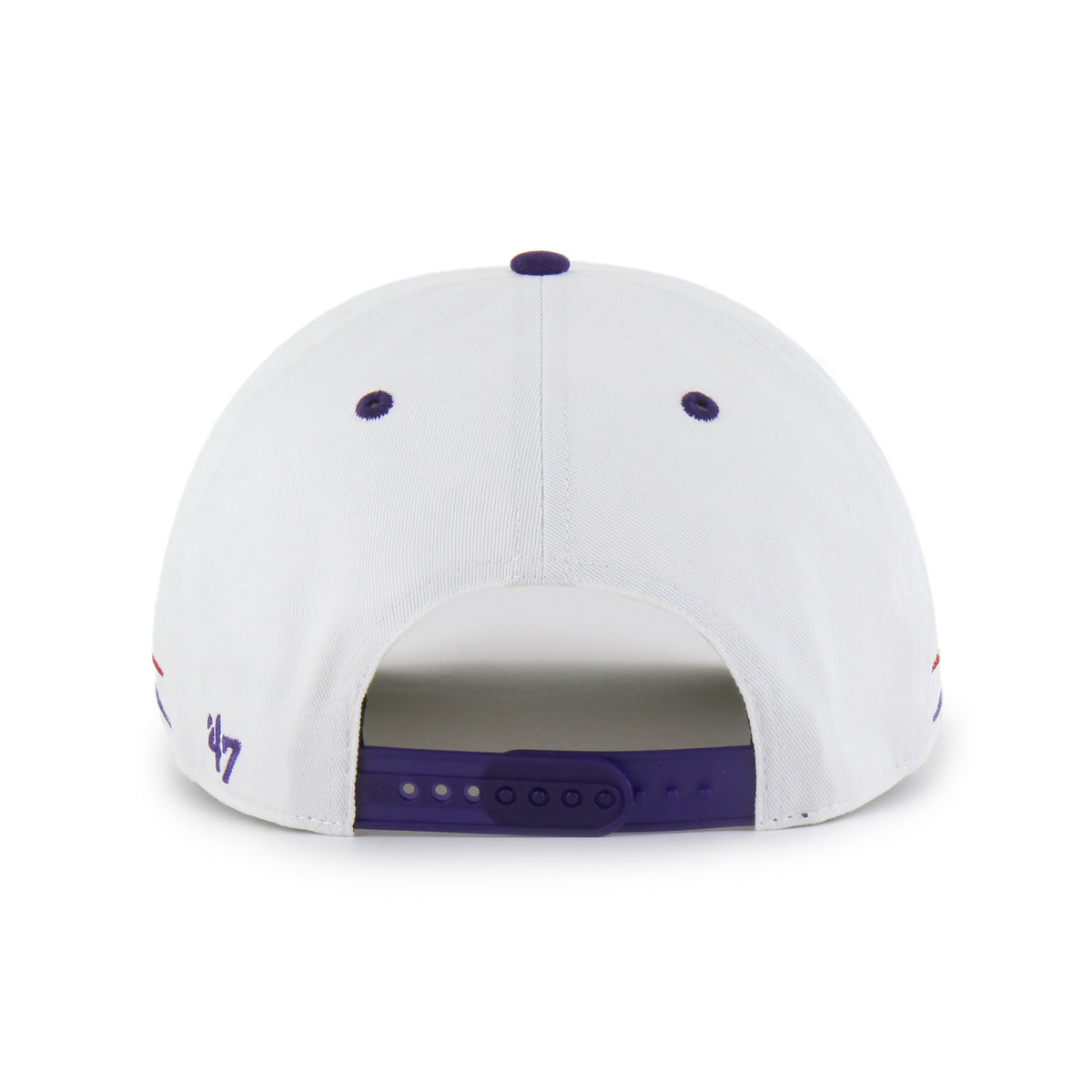 Toronto Raptors 47' Brand Diamond Cut Hitch Snapback Hat - White