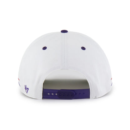 Toronto Raptors 47' Brand Diamond Cut Hitch Snapback Hat - White