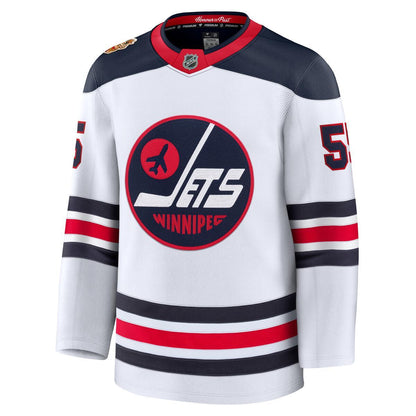 Winnipeg Jets Mark Scheifele #55 Fanatics 2026 NHL Heritage Classic Premium Player Jersey - White