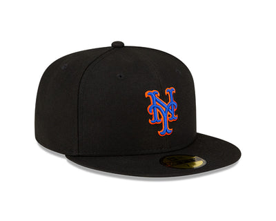 New York Mets 2024 New Era Black Alternate Authentic Collection On-Field 59FIFTY Fitted Hat