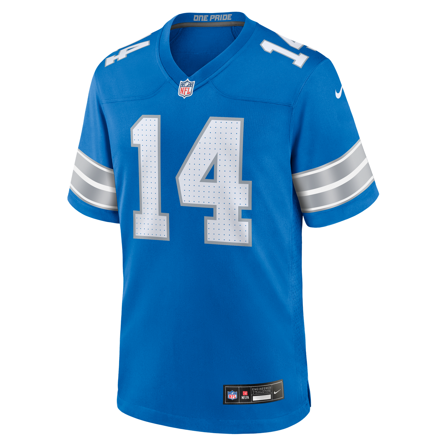 Amon-Ra St. Brown #14 Detroit Lions Nike Game Jersey - Blue