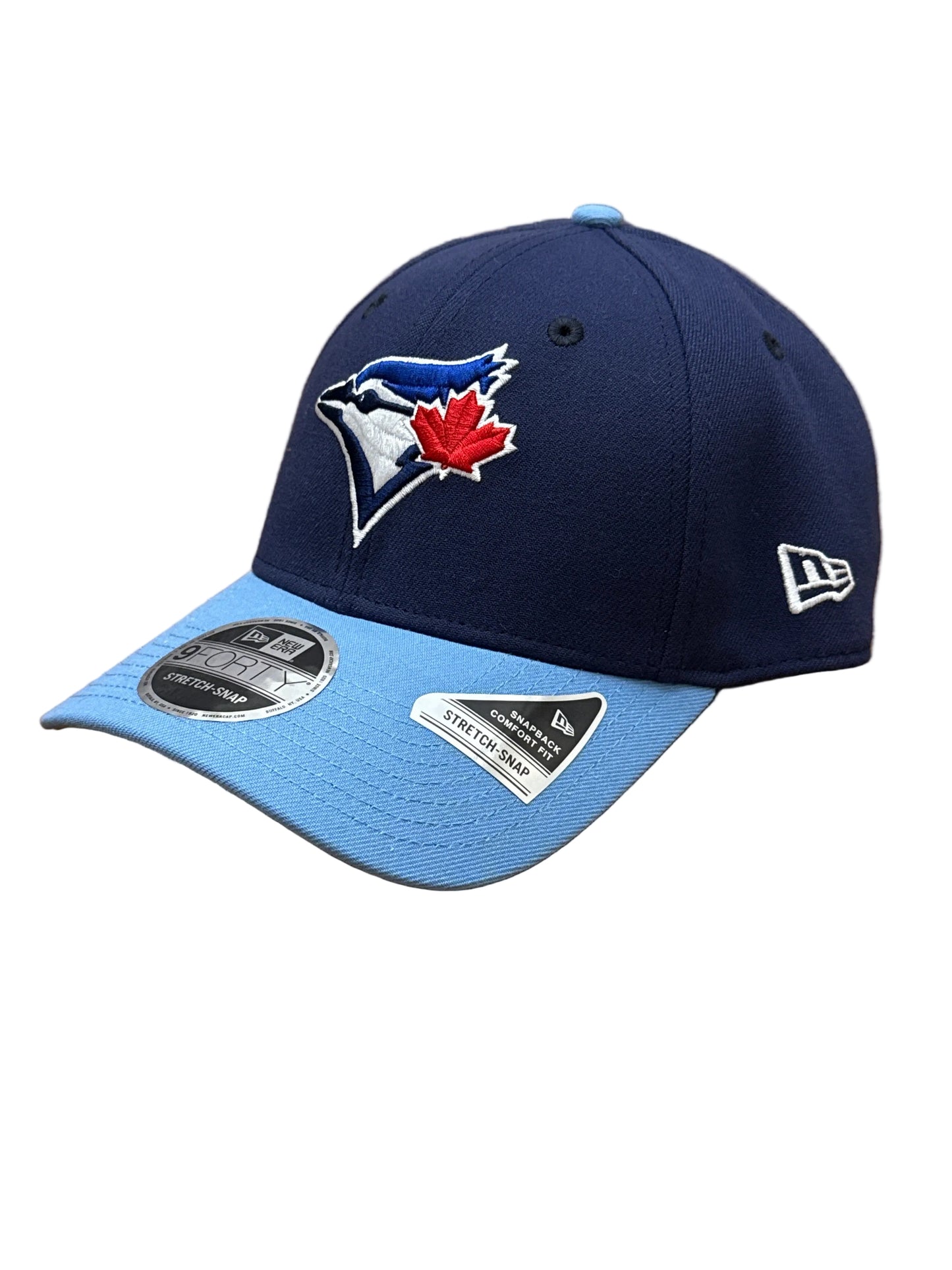 Toronto Blue Jays New Era Navy 2-Tone 2025 World Series Side Patch 9FORTY Stretch-Snap Hat
