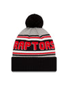 Toronto Raptors New Era Cheer Cuff Knit Pom Toque