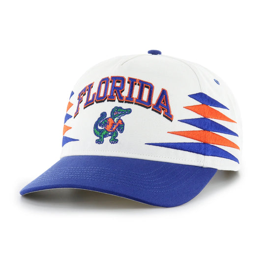 Florida Gators 47' Brand Diamond Cut Hitch Snapback Hat - White