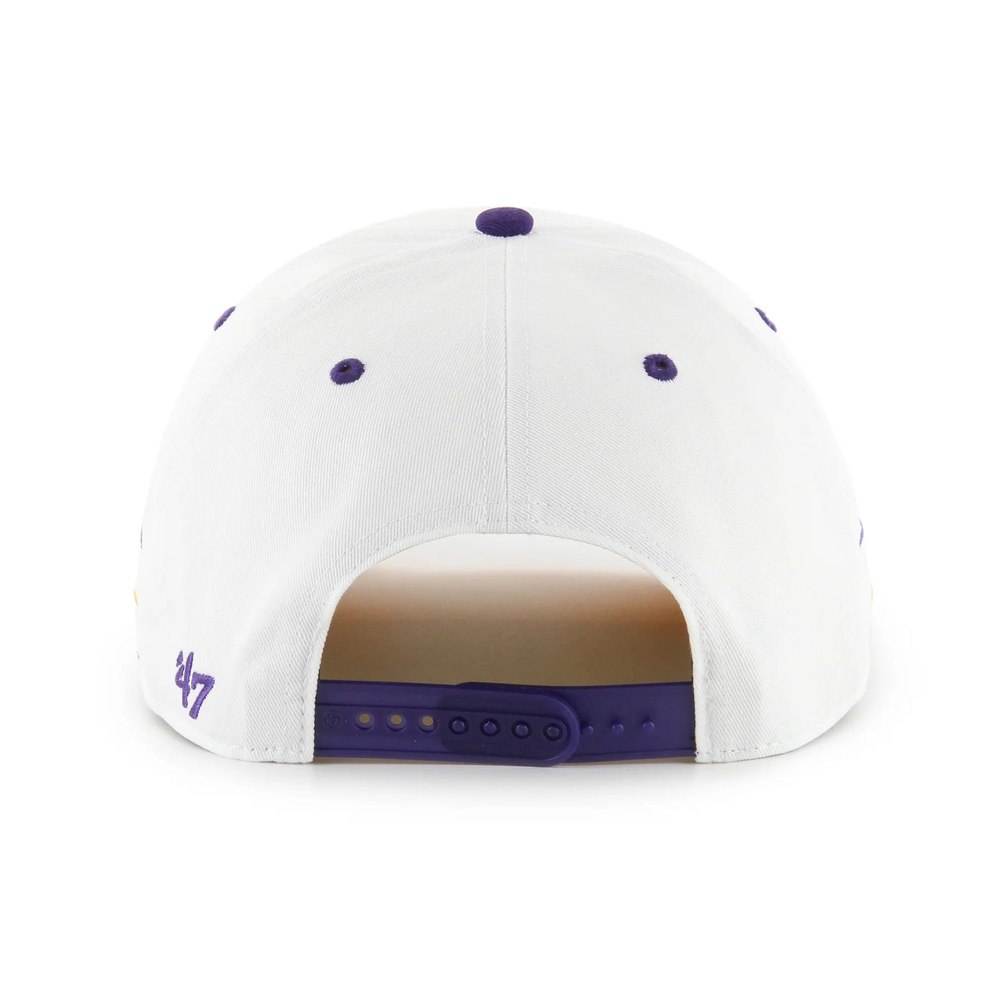 Louisiana State Tigers 47' Brand Diamond Cut Hitch Snapback Hat - White