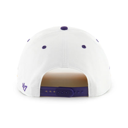 Louisiana State Tigers 47' Brand Diamond Cut Hitch Snapback Hat - White