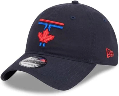 Toronto Blue Jays New Era 50th Season Anniversary On-Field 9TWENTY City Connect Navy Adjustable Hat
