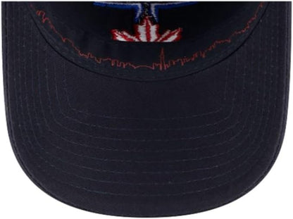 Toronto Blue Jays New Era 50th Season Anniversary On-Field 9TWENTY City Connect Navy Adjustable Hat