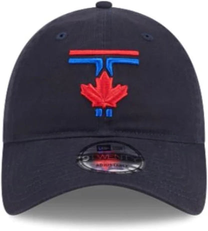 Toronto Blue Jays New Era 50th Season Anniversary On-Field 9TWENTY City Connect Navy Adjustable Hat