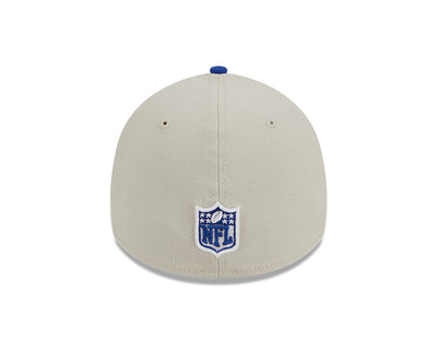 Los Angeles Rams New Era 2023 Historic Sideline 39THIRTY Flex Hat - Cream/Royal - Pro League Sports Collectibles Inc.
